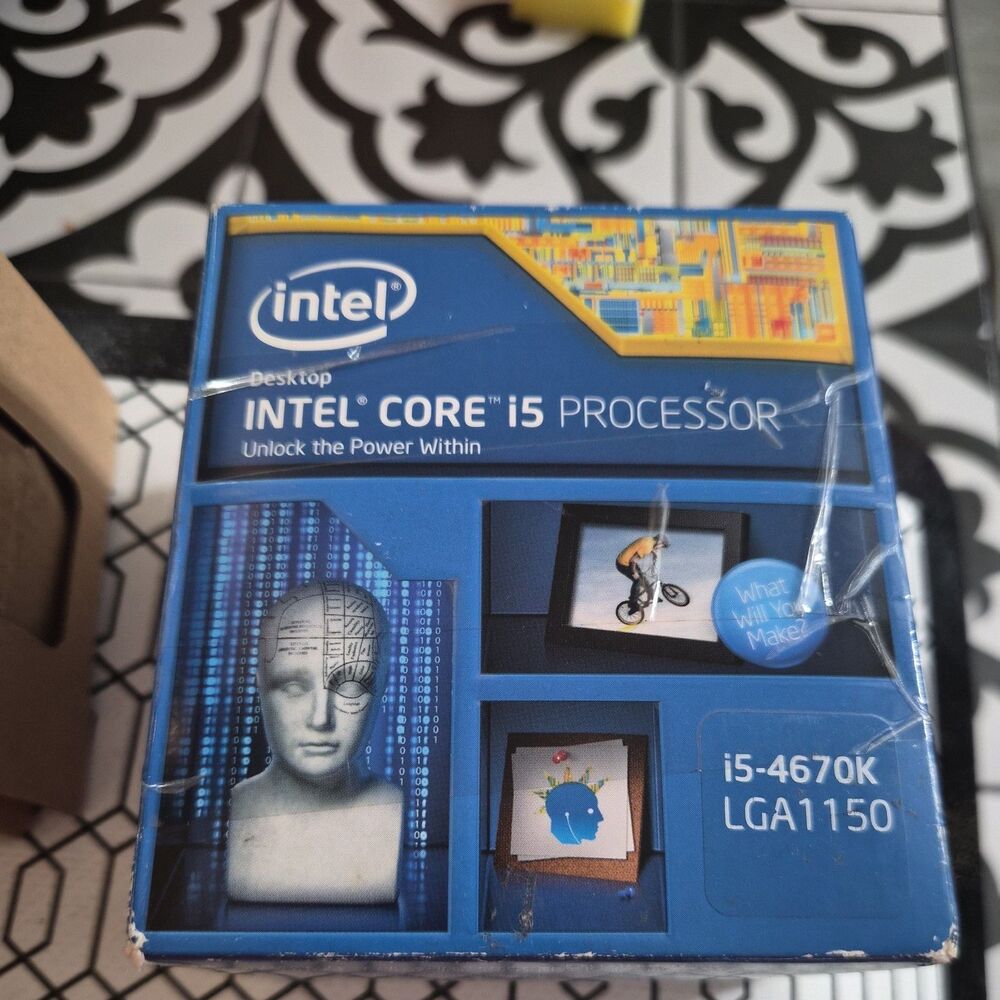 Intel i5-4670k LGA1 1150 Cpu Box Only